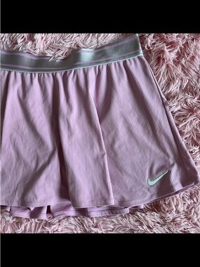 Nike Pink Dri-FIT Athletic Skirt with Silver Trim